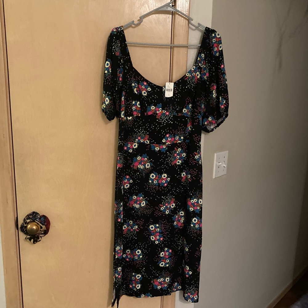 Anthropologie Midi Dress Floral NWT SIZE 14